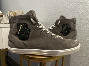 AUTHENTIC LOUIS VUITTON ZIP-UP PEACE SIGN SNEAKERS LV SZ 9.5 (fits USA 10.5)